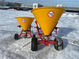 Kraffter zoutstrooier 400l getrokken