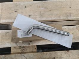 Inbouw uitloop 18 cm rvs (B)