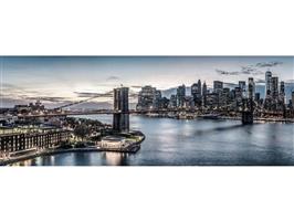 Glasschilderij Brooklyn Bridge S-349