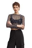 Tul Urban Mesh Top