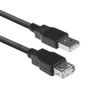 ACT AC3043 USB-kabel 3 m USB 2.0 USB A Zwart