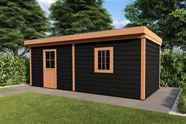 Overkapping Smooth Serie 5 Douglas 700 x 400 cm - fijnbezaagd