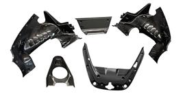 Ferrari SF90 Stradale / Spider carbon motorruimte set