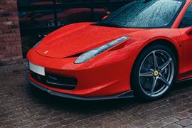 Ferrari 458 Italia / Spider carbon voorlip splitter
