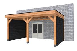 Overkapping aan huis Premium Douglas C 400 x 360 cm