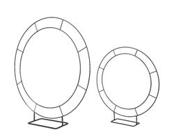 Metalen Frame Dubbele Ring op Voet – Medium – Voor Workshops en Decoratie Ideaal voor Workshops en D