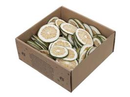 Limoenschijfjes Groen - 250 gr in Handige Doos – Perfect voor Decoraties en Creatieve Projecten – Pe
