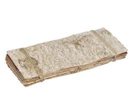 Berkenschors White 30*12cm. / 6 stuks Berkenschors 30