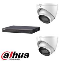 Dahua set 4-kanaals IP NVR + 2 x 4MP IP eyeball 2.7-13.5mm camera IP67