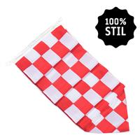 NR 451: Wimpel Noord Brabant GEBLOKT 100% stil-300cm (zonder stokje (met lus-lus))