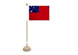 Tafelvlag Samoa 10x15 cm