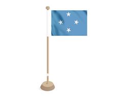 Tafelvlag Micronesië 10x15 cm