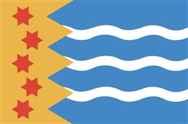 Vlag Oldambt 300x450 cm