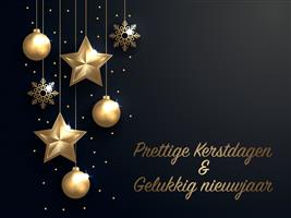 Vlag Prettige kerst & gelukkig nieuwjaar versie 001 225x350 cm
