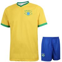 Kingdo Brazilie Voetbaltenue Thuis - Kind en Volwassenen