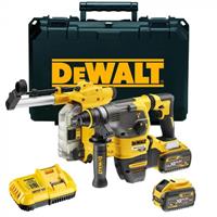 DeWALT DCH335X2 (+Stofafzuiging) Accu combihamer 54V 9,0 Ah Flexvolt