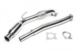 Downpipe 3 INCH 76mm met 200 cells sportkat VW Scirocco 137 2.0 TSI
