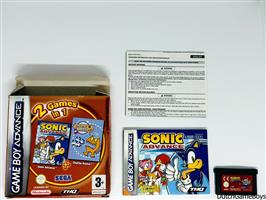 Gameboy Advance / GBA - 2 Game In 1 - Sonic Advance / ChuChu Rocket - FAH