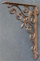 Plankdrager, wandhaak 18,5 cm.  gietijzer CB29A