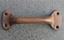 Handgreep, Eenvoudig en Strak, donkerbruin, Gietijzer HG731