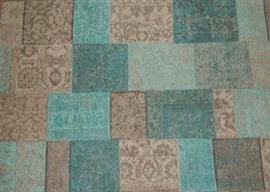 Vintage Patchwork vloerkleed Ocean / 130x160cm