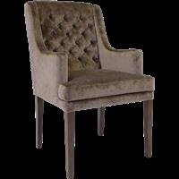 Landelijke stoel met capitons