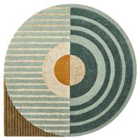 Vloerkleed Fano Girare Green / ø 240cm