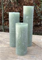 Krulkaars, Bika Kaarsen, set van 3, Matcha 333139