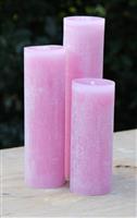 Krulkaarsen, Bika Kaarsen, set van 3, Oud Roze 333158