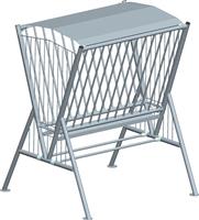 Paardenruif Ideaal, hooiruif met dak Horse Reck - VANAF MEDIO FEB 2026