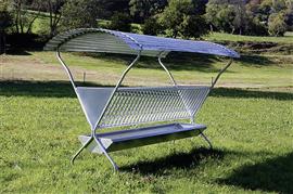 Dak voor dubbele hooiruif