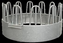 Ronde hooiruif Robuust, met 12 voerplaatsen