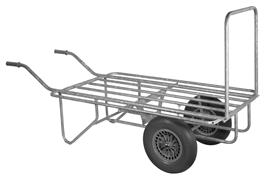 Ramenwagen gegalvaniseerd met 2 softwielen
