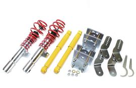 Volkswagen Caddy III schroefset verlagingsset - aslast: 1006-1190 kg