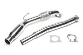 Downpipe 3 INCH 76mm met 200 cells sportkat VW Eos 1F7, 1F8 2.0 TFSI + 2.0 TSI