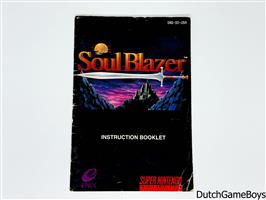 Super Nintendo / SNes - Soul Blazer - USA - Manual