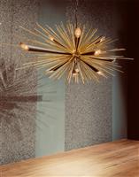 Industriële hanglamp met stalen pijpen Ovaal