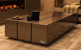 Moderne salontafel op maat Wilson trio (Puuur) 80x80cm / MDF / Mat
