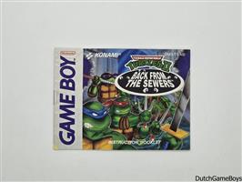 Gameboy Classic - Turtles II - Back From The Sewers - ASI - Manual