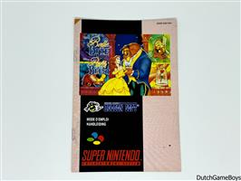 Super Nintendo / SNes - La Belle Et La Bete - Belle En Het Beest - FAH - Manual