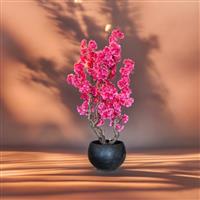 Kunst Bloesemboom - Kunstboom - fel roze - 90cm - Voor binnen - Nieuwe Fluffy **
