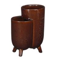 Pot - bruin - 19 cm