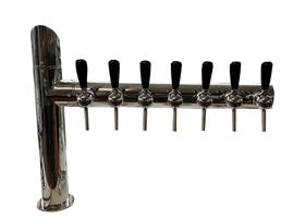 Showroommodel:  Tapzuil 7 kraans chrome