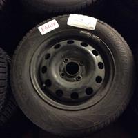 Gebruikte velgen set 14 Ford + winterbanden € 100,-