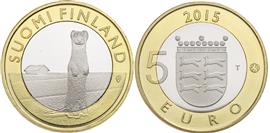 Finland 5 Euro 2015 Ostrobonië - Hermelijn
