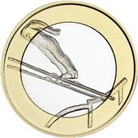 Finland 5 Euro 2016 Skispringen