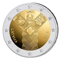 Letland 2 Euro 2018 Baltische Onafhankelijkheid