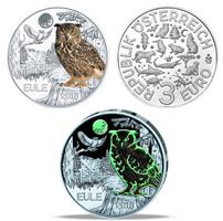 Oostenrijk 3 Euro 2018 Uil