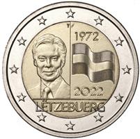Luxemburg 2 Euro 2022 50 Jaar Luxemburgse Vlag