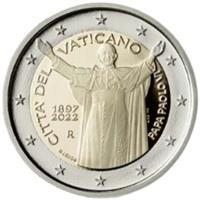 Vaticaan 2 Euro 2022 Paus Paulus VI UNC